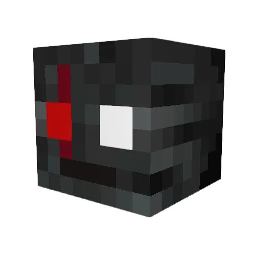 reeeeeeeee1 Minecraft avatar head, 3D render