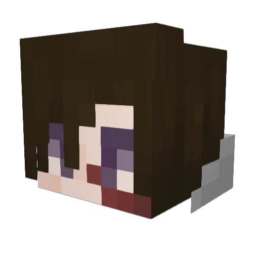 reeeeves Minecraft avatar head, 3D render