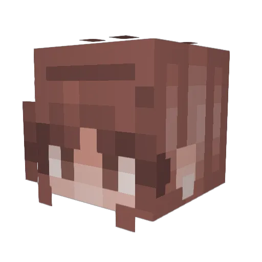 reeeitx Minecraft avatar head, 3D render