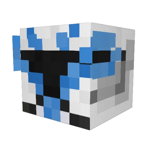 reek84 Minecraft avatar head, 3D render