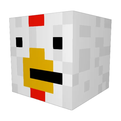 reena5453 Minecraft avatar head, 3D render