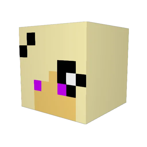reenaroxz1 Minecraft avatar head, 3D render