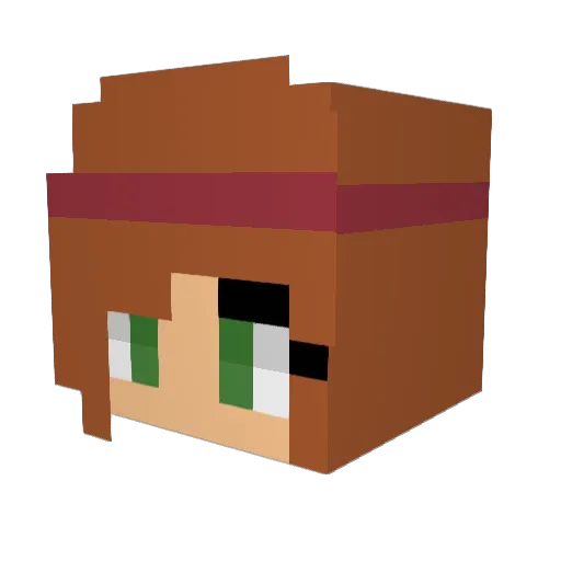 reeseslover101 Minecraft avatar head, 3D render