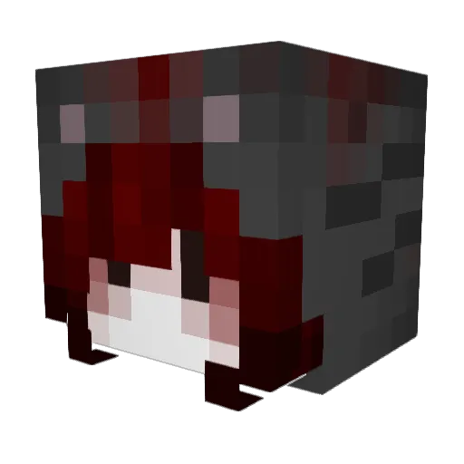 reesty Minecraft avatar head, 3D render