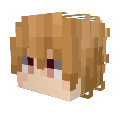 reewhy Minecraft avatar head, 3D render