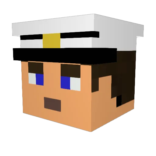 reffsawww Minecraft avatar head, 3D render