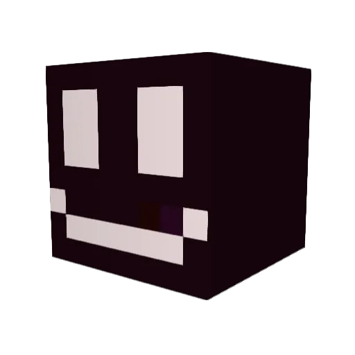 reforged123 Minecraft avatar head, 3D render