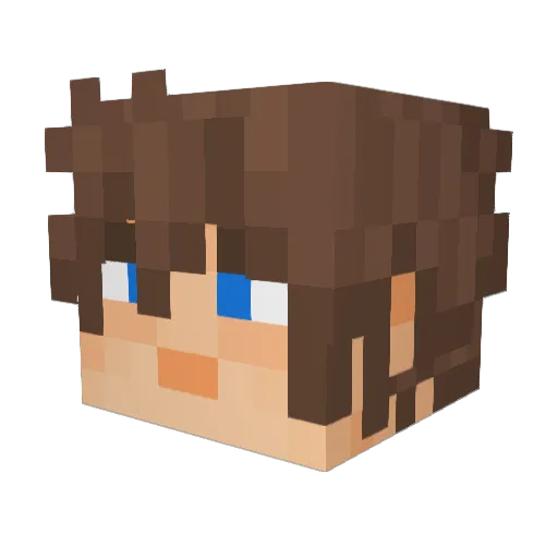 reformsora Minecraft avatar head, 3D render