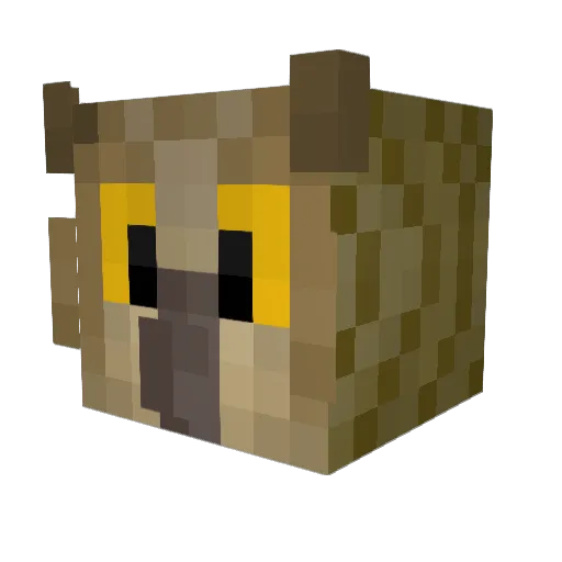 refrasheed Minecraft avatar head, 3D render