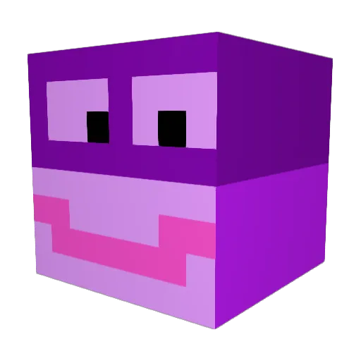 refused96 Minecraft avatar head, 3D render