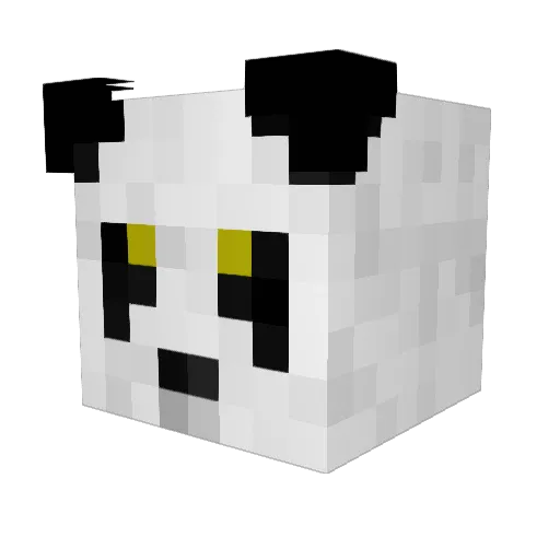 refuser13 Minecraft avatar head, 3D render