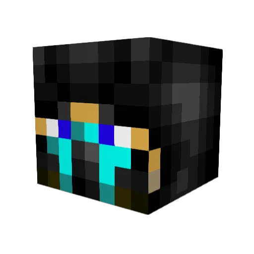 reg7d88 Minecraft avatar head, 3D render