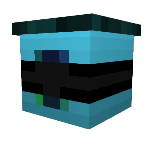 regdirbdog Minecraft avatar head, 3D render