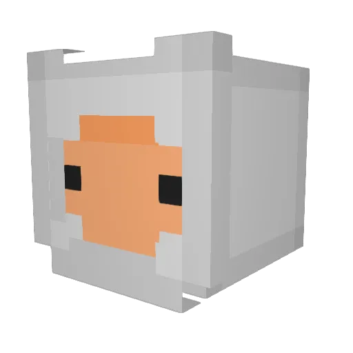 regenaldthethird Minecraft avatar head, 3D render