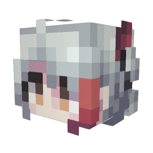 regenli Minecraft avatar head, 3D render