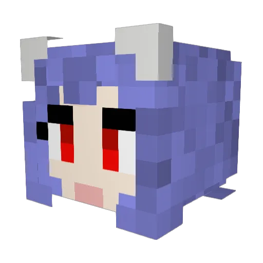 regexpression Minecraft avatar head, 3D render