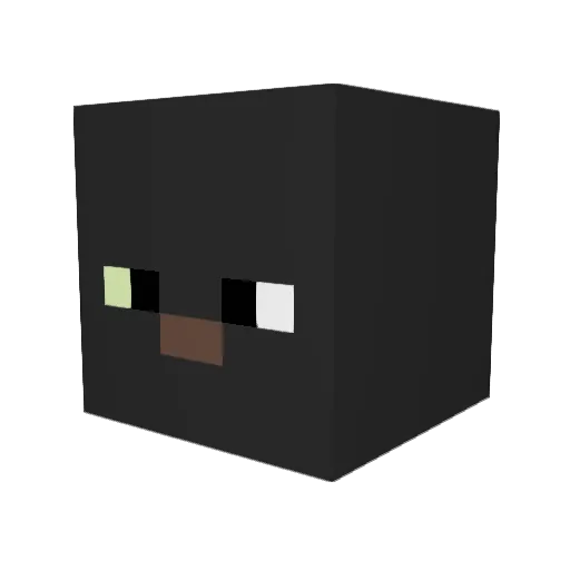 reggaeboy18 Minecraft avatar head, 3D render