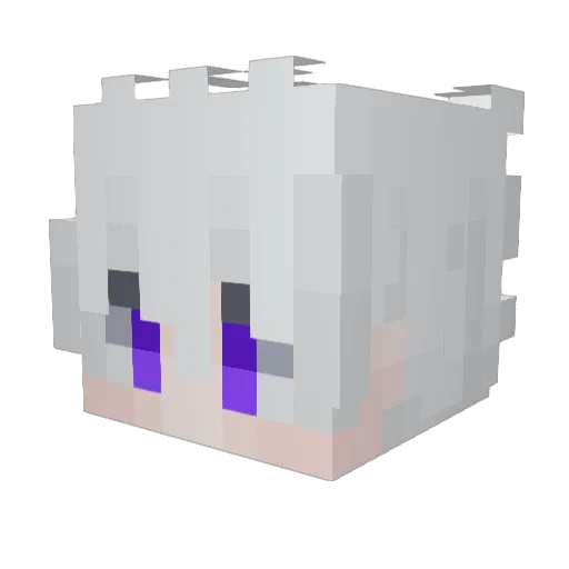 reggie2195 Minecraft avatar head, 3D render