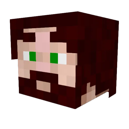 reggix Minecraft avatar head, 3D render