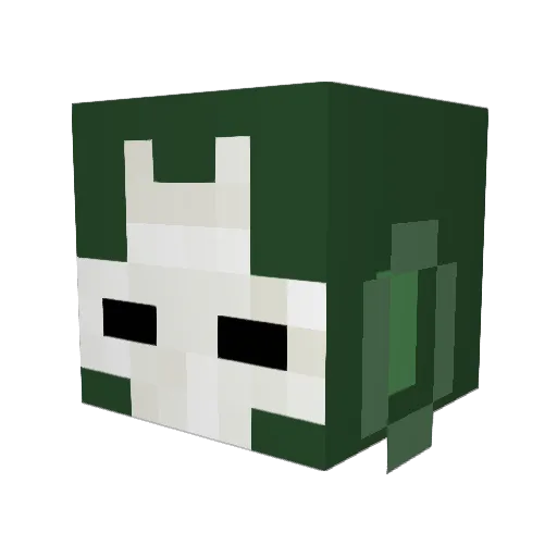 reginaldthecraeb Minecraft avatar head, 3D render