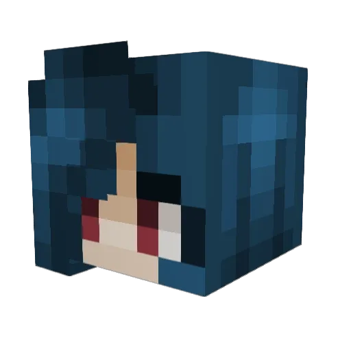 regtheveg Minecraft avatar head, 3D render