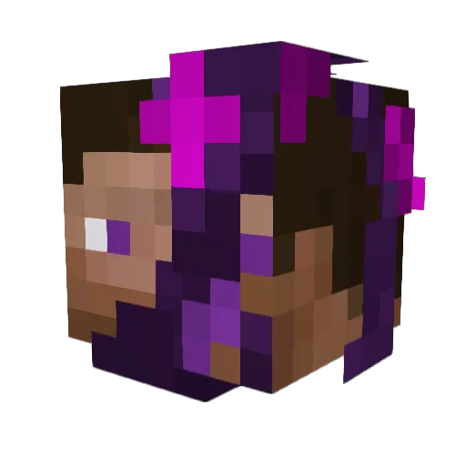 regularpolyhedra Minecraft avatar head, 3D render
