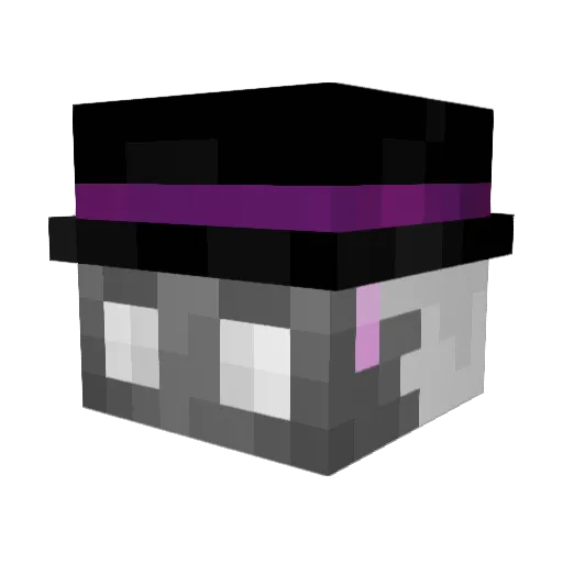 regules_I Minecraft avatar head, 3D render