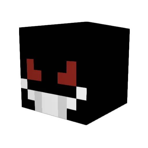 rehabix Minecraft avatar head, 3D render
