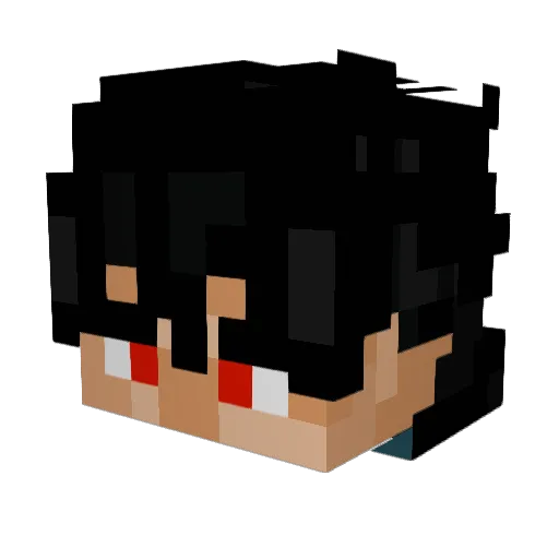 rehnatof Minecraft avatar head, 3D render