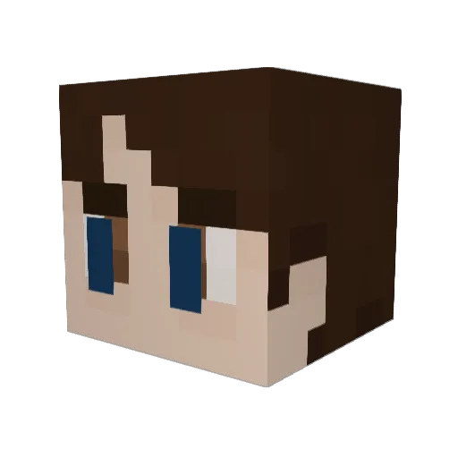rehoyo1 Minecraft avatar head, 3D render