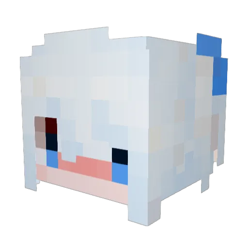 rei0411 Minecraft avatar head, 3D render