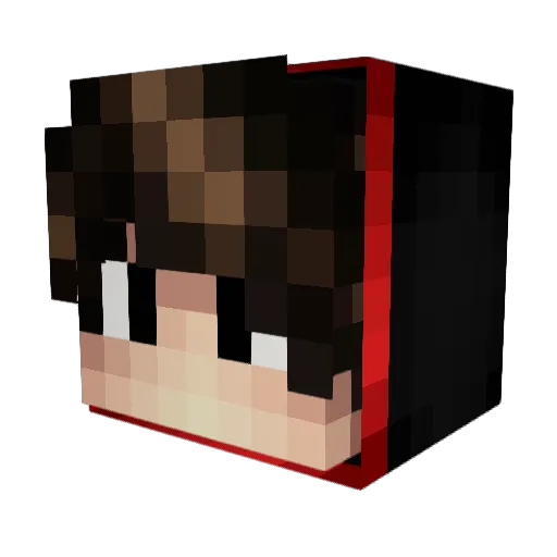 rei12151 Minecraft avatar head, 3D render