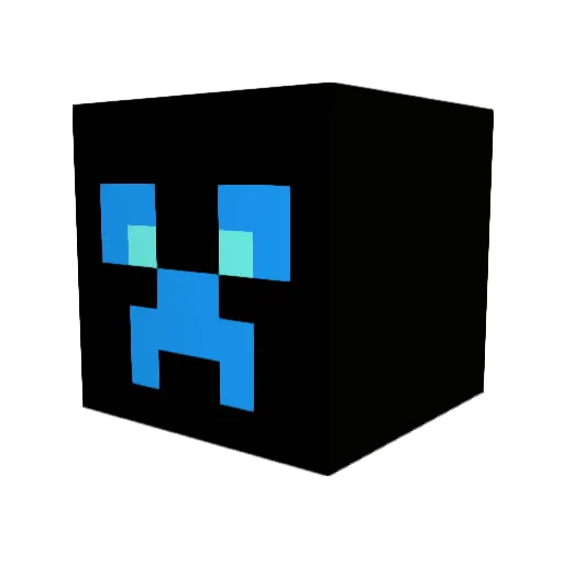 rei2580 Minecraft avatar head, 3D render