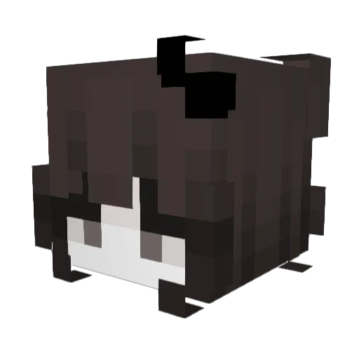 rei_00_ Minecraft avatar head, 3D render