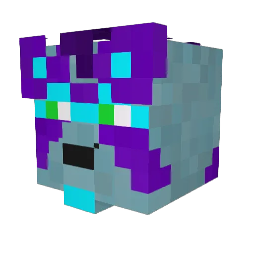reigh59 Minecraft avatar head, 3D render