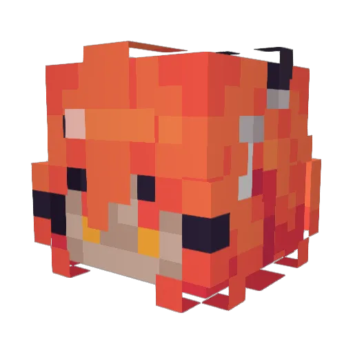 reiinos Minecraft avatar head, 3D render