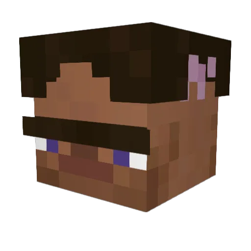 reiman1178 Minecraft avatar head, 3D render