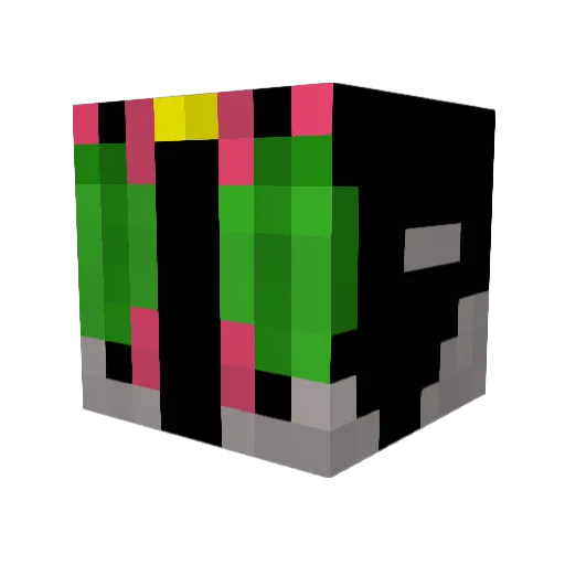 reimenogi Minecraft avatar head, 3D render