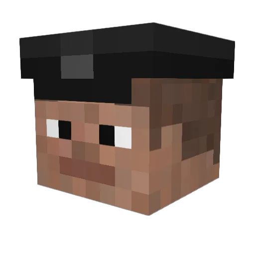 reimo26 Minecraft avatar head, 3D render