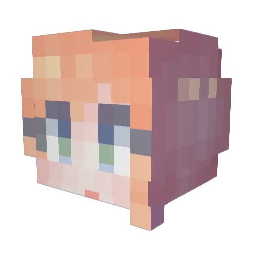 reindeer17 Minecraft avatar head, 3D render