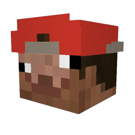 reiph Minecraft avatar head, 3D render