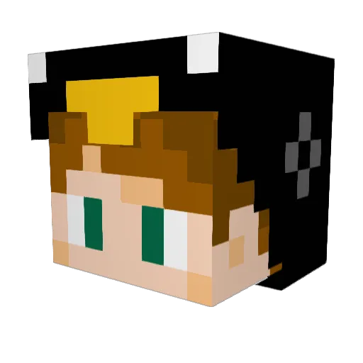 reiponn Minecraft avatar head, 3D render
