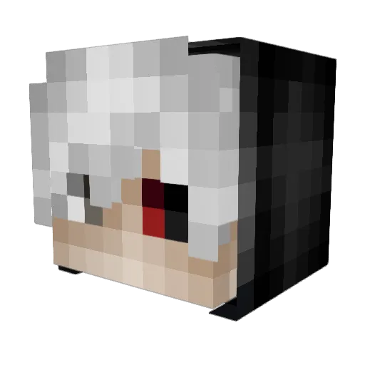 reis_god Minecraft avatar head, 3D render