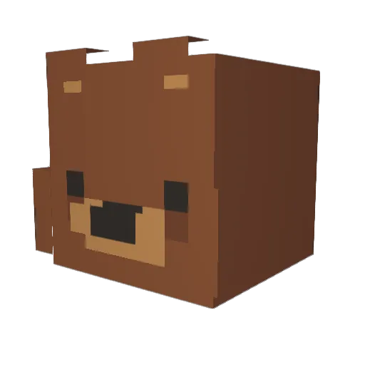 reisdrop Minecraft avatar head, 3D render