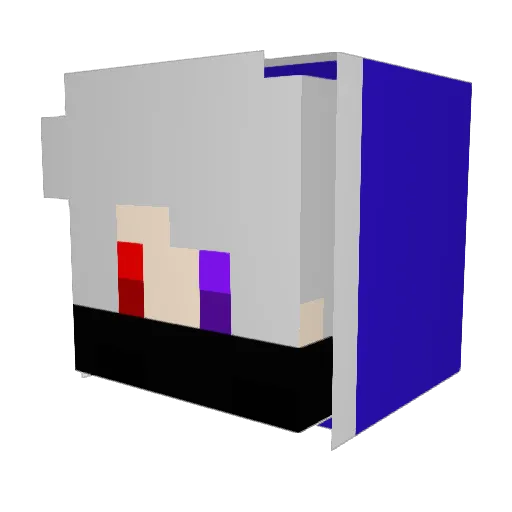 reiyan0180 Minecraft avatar head, 3D render