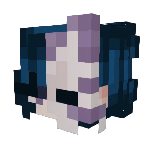 rejett Minecraft avatar head, 3D render