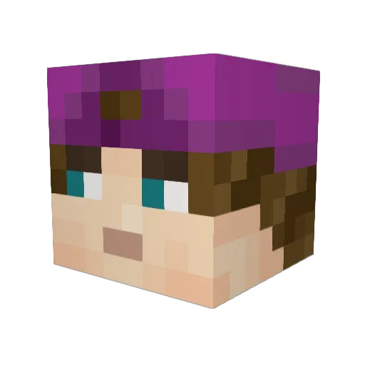 rekh127 Minecraft avatar head, 3D render