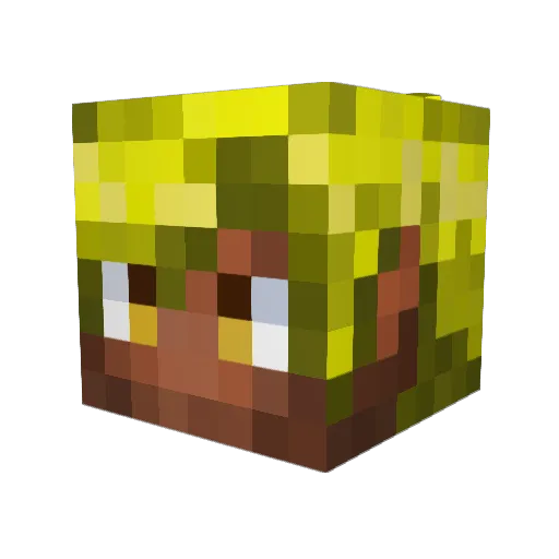 rekkuza96 Minecraft avatar head, 3D render