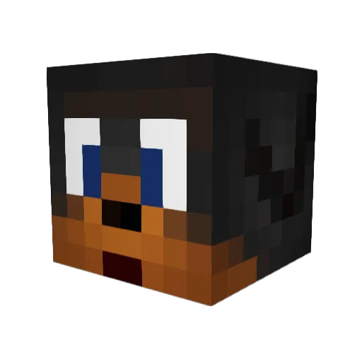 rekmaster1108 Minecraft avatar head, 3D render