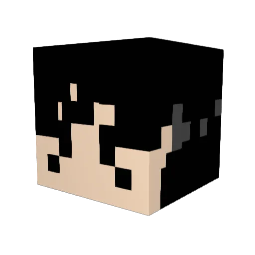 rekuto3986 Minecraft avatar head, 3D render